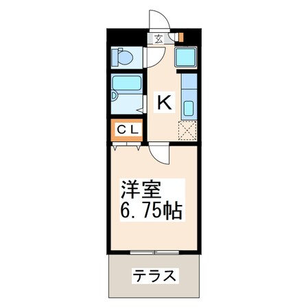 新南部館の物件間取画像